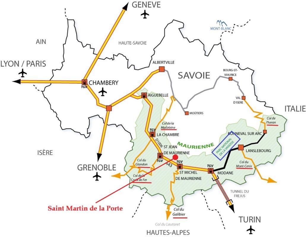 Gite Le Bec D'Aigle 2 Pers Saint-Martin-de-la-Porte Eksteriør bilde